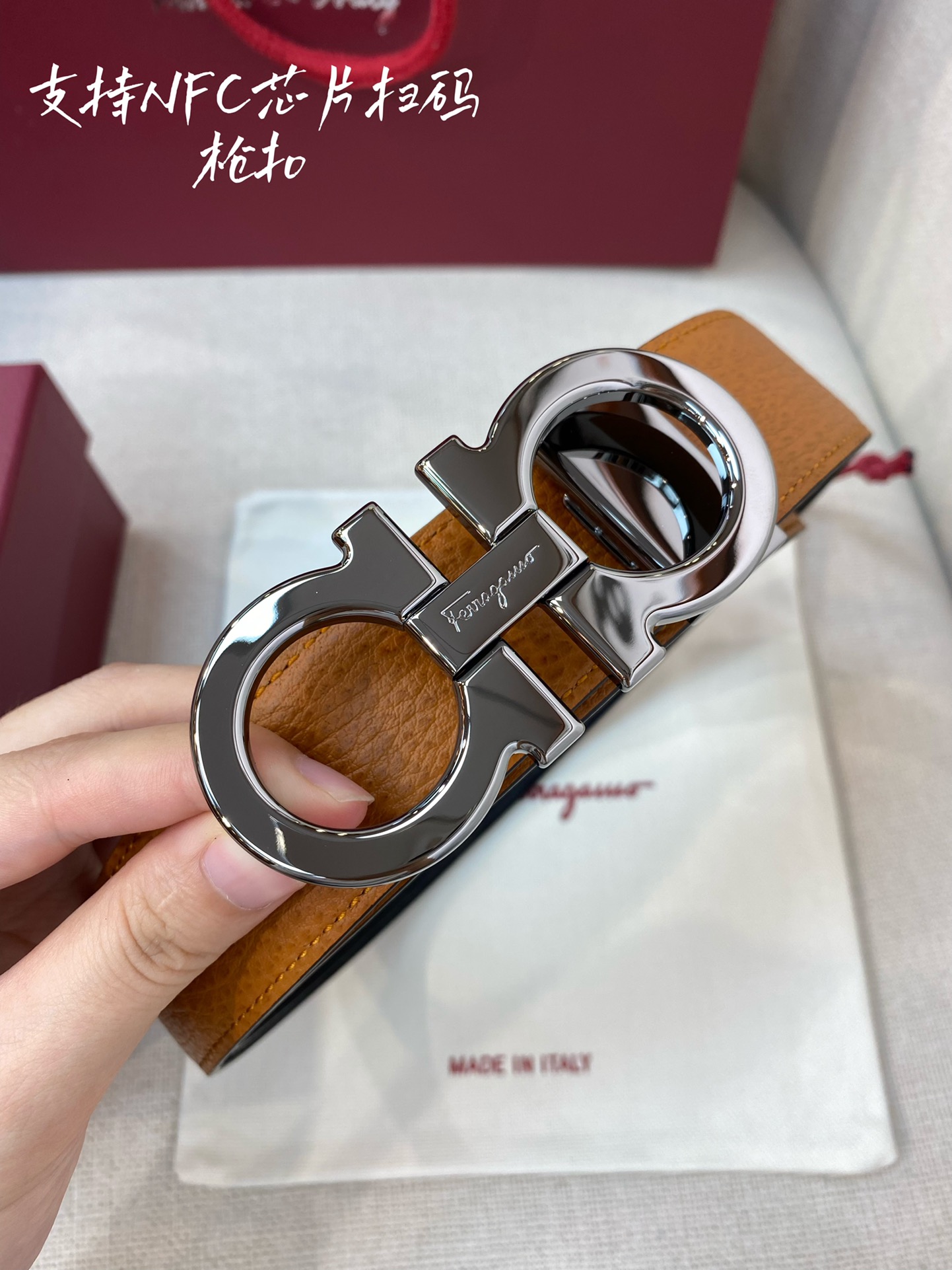 [Ferragamo Belts]Ferragamo new style Double-sided high-quality first-layer ori