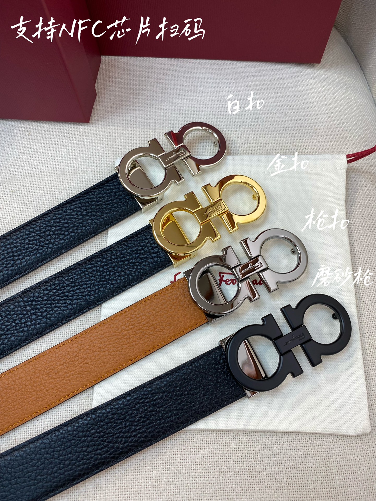 [Ferragamo Belts]Ferragamo new style Double-sided high-quality first-layer ori