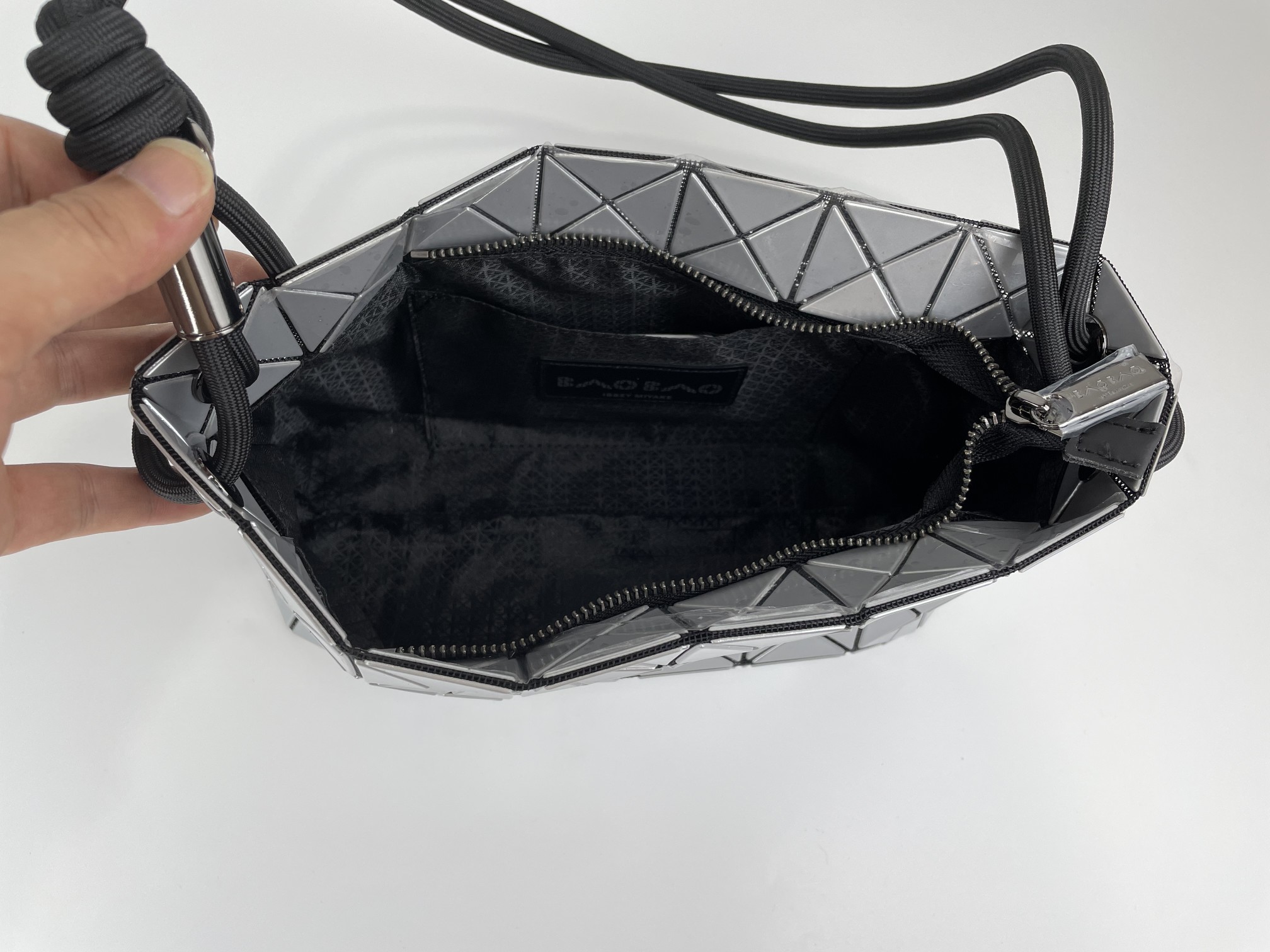 160 Miyake Life April nouveau cordon de serrage à bandoulière unique, chignon de tofu en changeant de forme aléatoire sac en forme de boîte rectangulaire, un_voghion.com