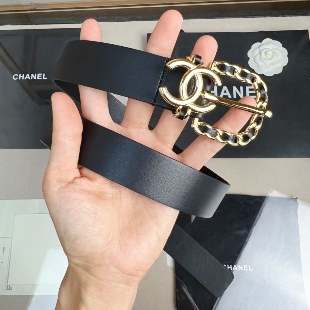 香奈儿CHANEL新款女士腰带带身采
