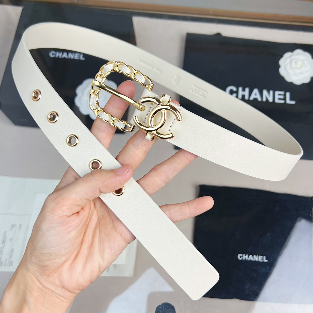 香奈儿CHANEL新款女士腰带带身采