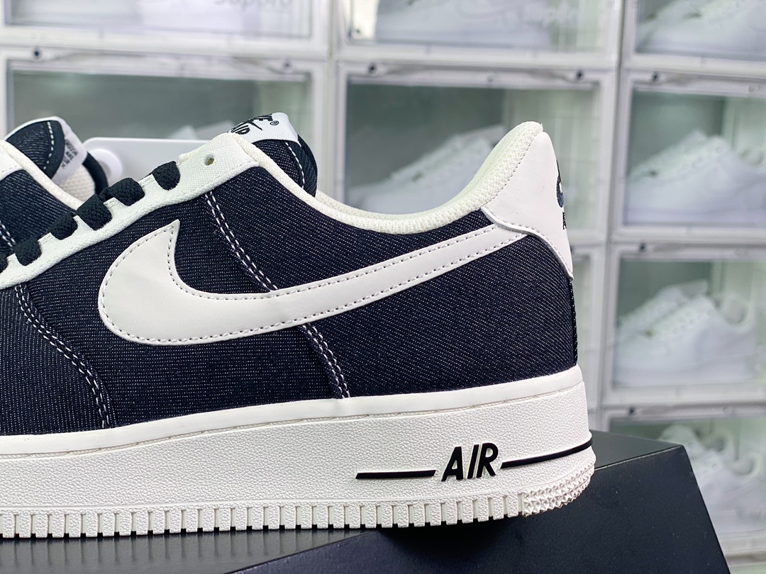 Air Force 1 Low PRM ”Black Denim” Air Force 1 classic low-cut sneakers ”denim black and white” DG2296-001