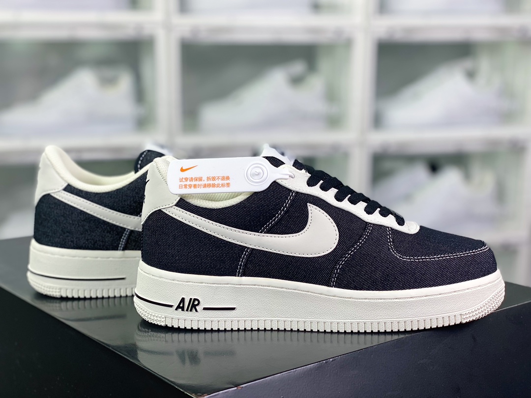 Air Force 1 Low PRM ”Black Denim” Air Force 1 classic low-cut sneakers ”denim black and white” DG2296-001