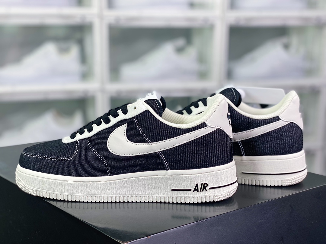 Air Force 1 Low PRM ”Black Denim” Air Force 1 classic low-cut sneakers ”denim black and white” DG2296-001