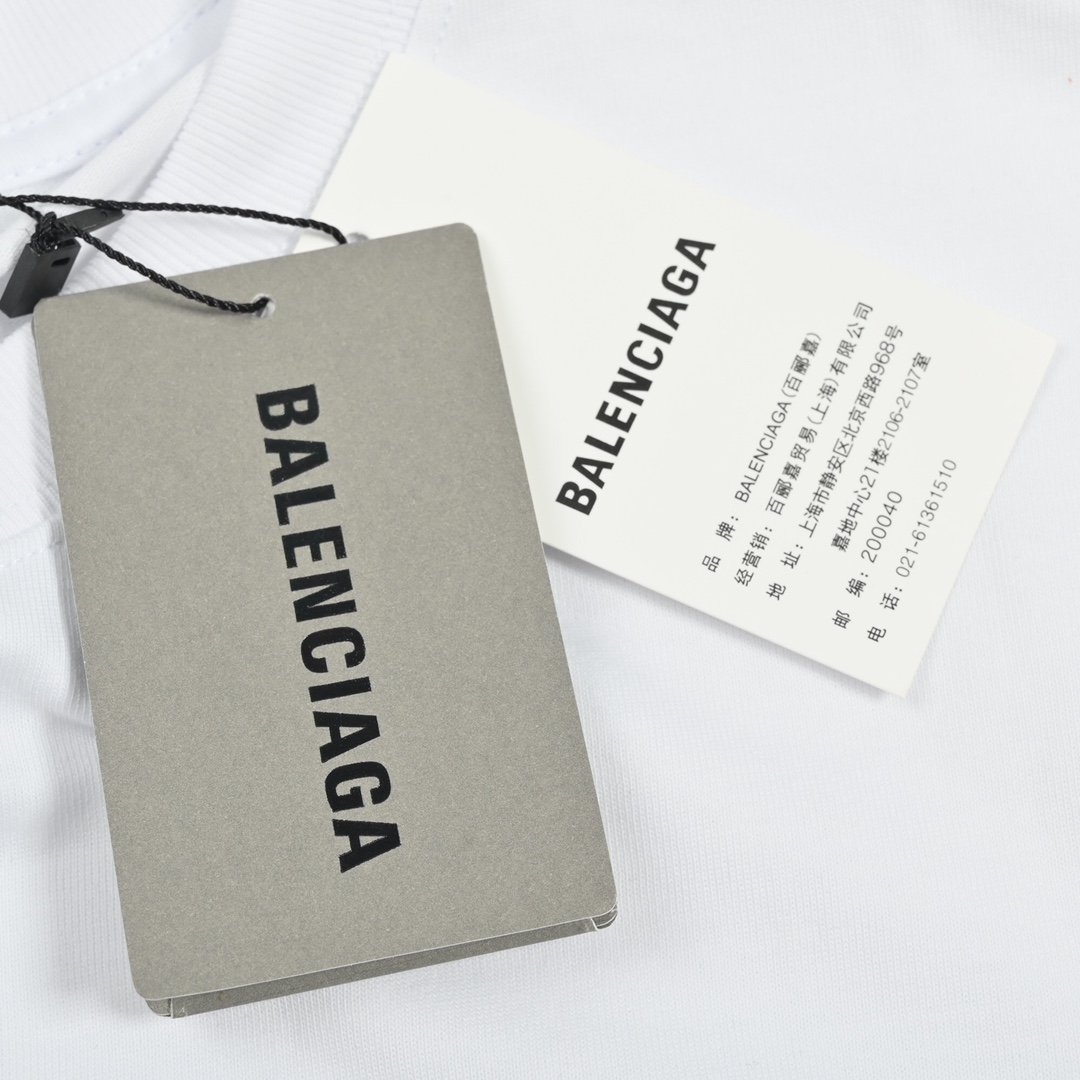 Balenciaga巴黎世家 19ss 锁扣logo短袖