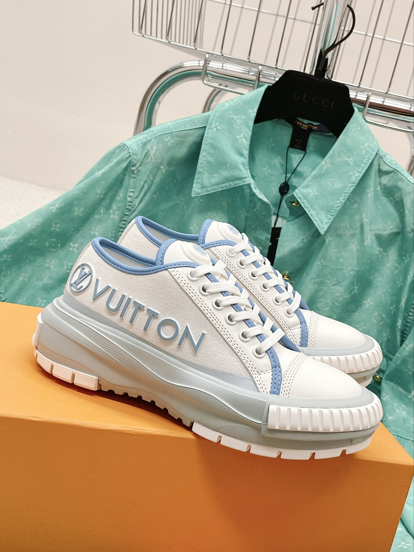 Best Replica New Style
 Louis Vuitton Skateboard Shoes Casual Shoes White Canvas Cowhide Denim Silk TPU Low Tops