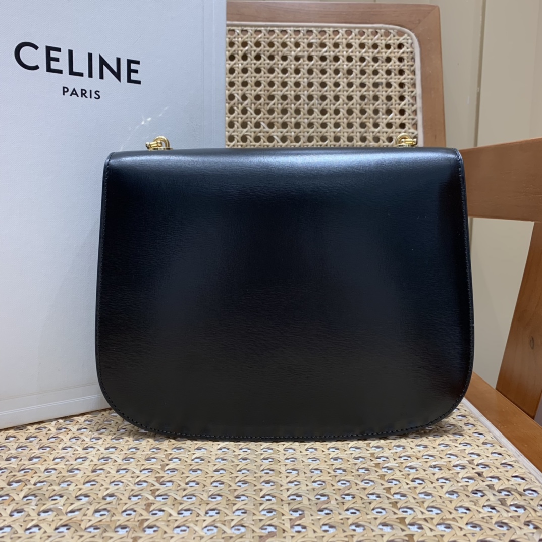 CELINE CHAIN BESACE TRIOMPHE 24.5CM BAG 199273黑色