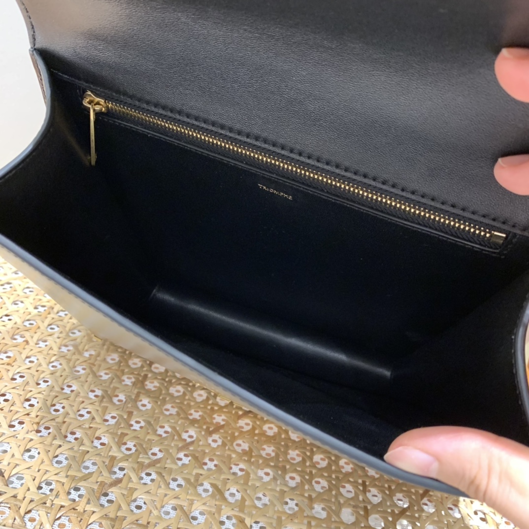 CELINE CHAIN BESACE TRIOMPHE 24.5CM BAG 199273黑色