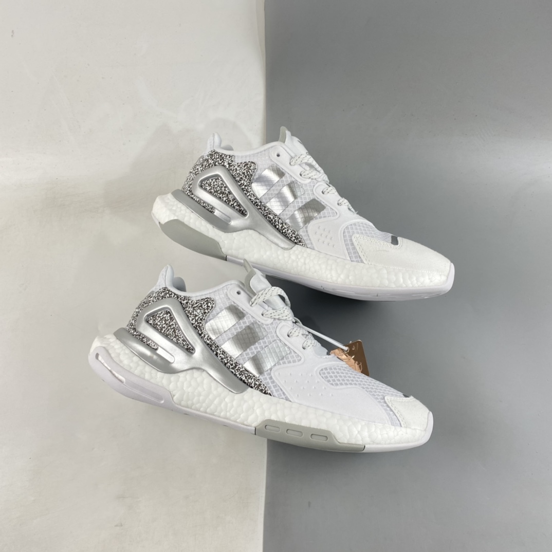 P210  Adidas Originals 2020 Day Jogger Boost 三叶草2020版慢跑者系列高弹复古休闲运动跑鞋 夜行者二代 FX6163