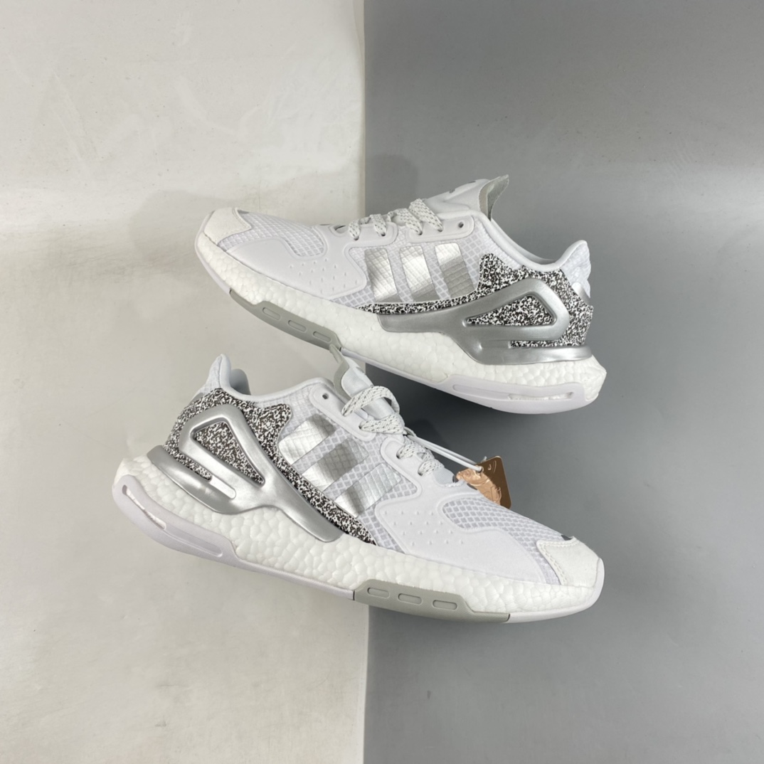 P210  Adidas Originals 2020 Day Jogger Boost 三叶草2020版慢跑者系列高弹复古休闲运动跑鞋 夜行者二代 FX6163