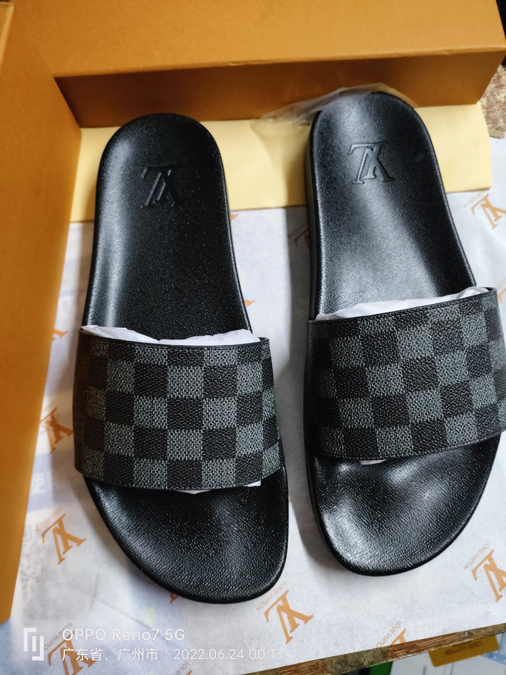 Louis Vuitton Zapatos Pantuflas Imitación de más alta calidad
 Colección primavera Pantalones deportivos