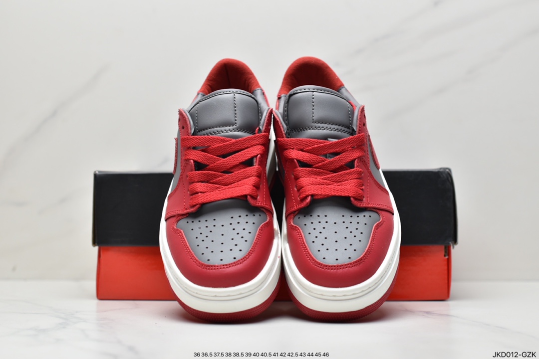 160 Air Jordan 1 Elevate Low SE "Bred"’ 厚底复古篮球鞋DH7004