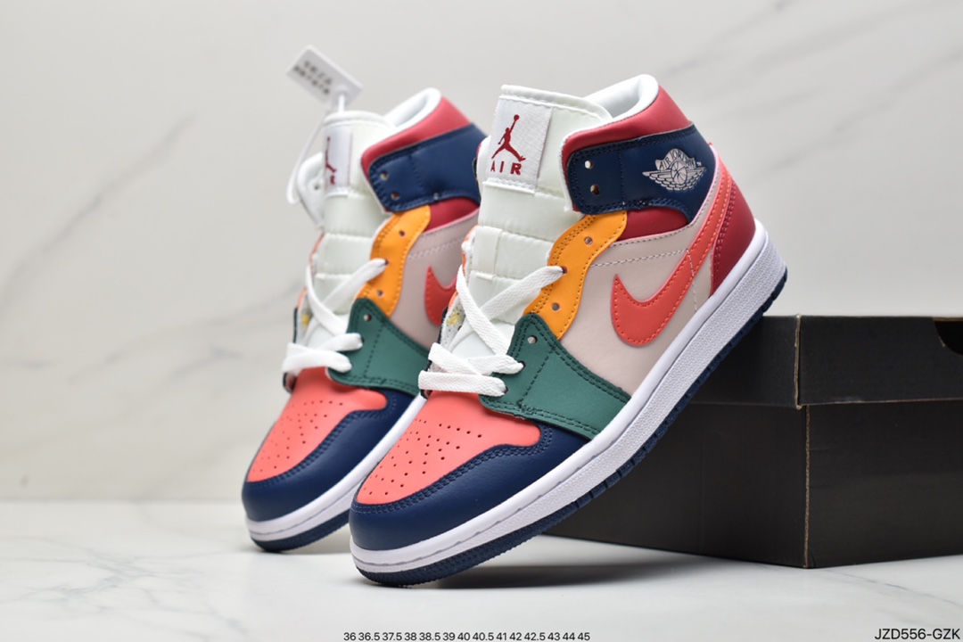 140 Air Jordan 1 Mid "Obsidian"黑曜石 乔一中邦