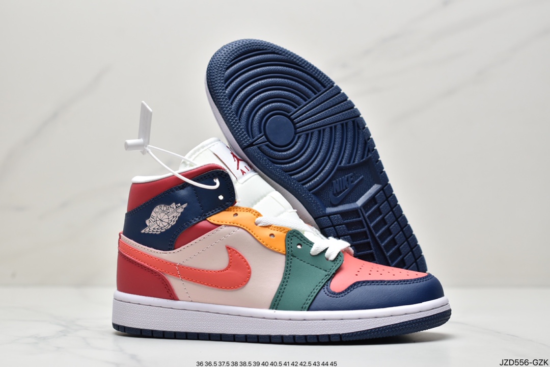 140 Air Jordan 1 Mid "Obsidian"黑曜石 乔一中邦