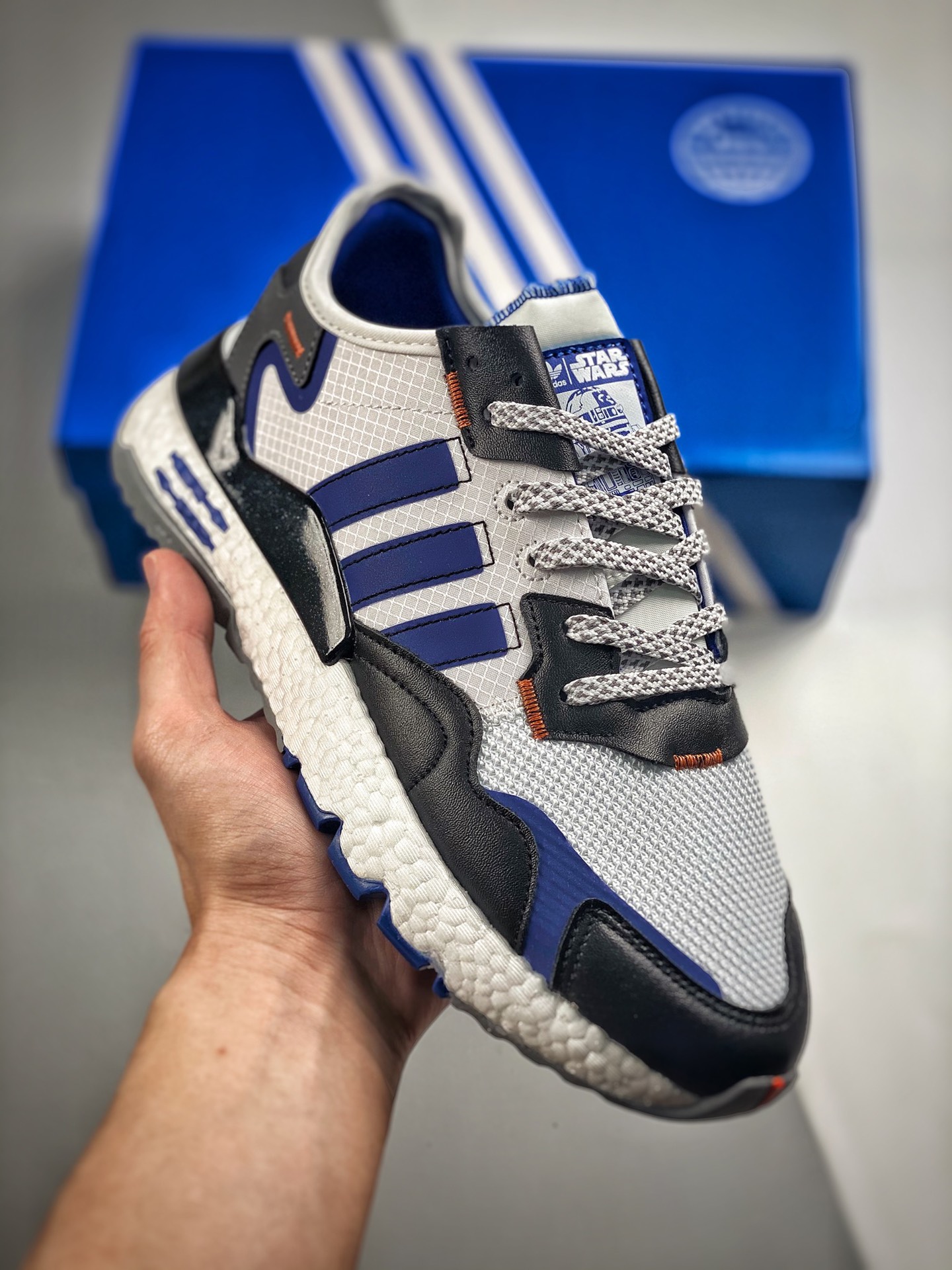 -2 Adidas/Adidas Nite Jogger Trébol Corredor Nocturno Zapatillas Retro de materiales originales, suela original, molde …