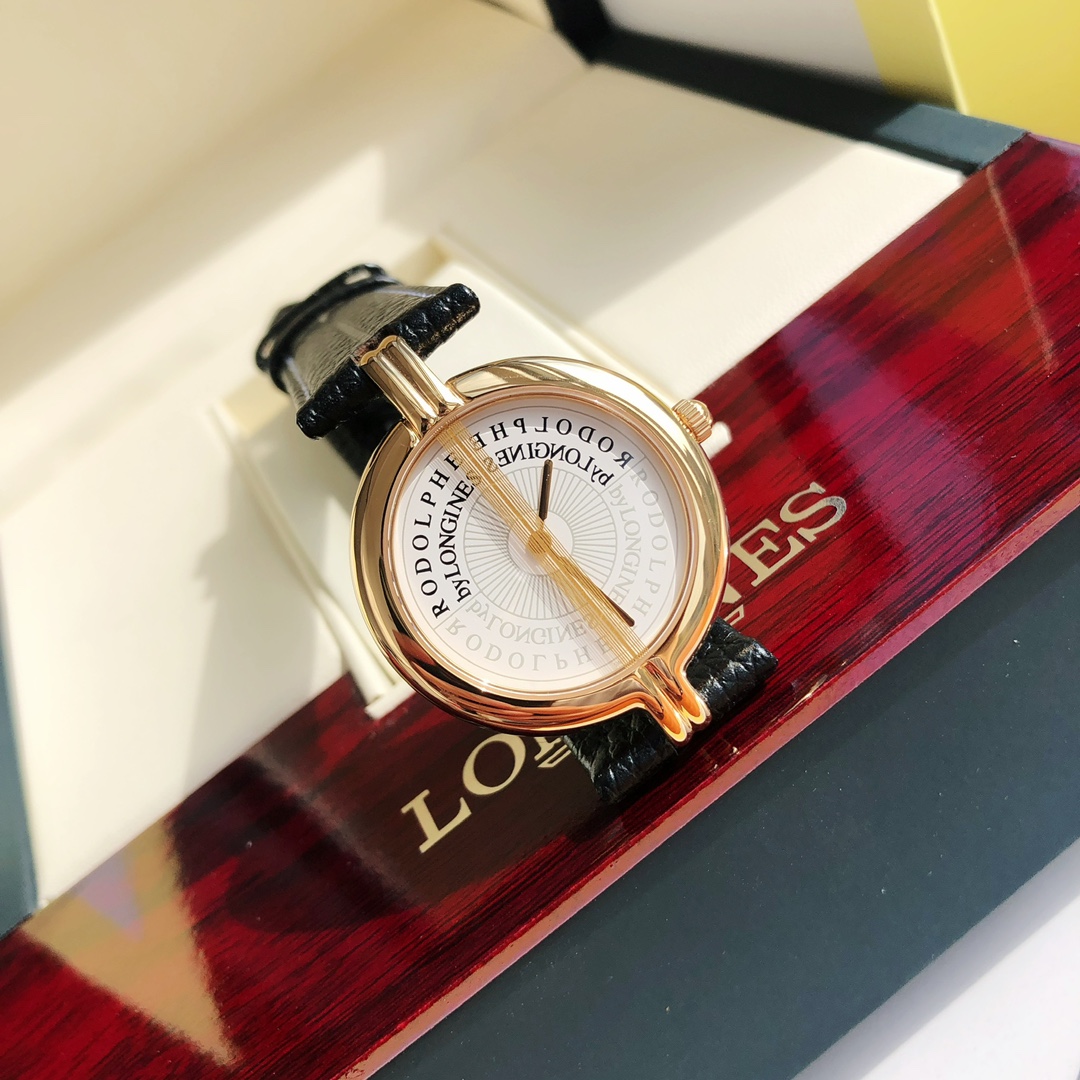 浪琴鲁道夫系列由顶级设计师Rodolphe与浪琴合作设计的联名限量款瑞士石英机芯腕表