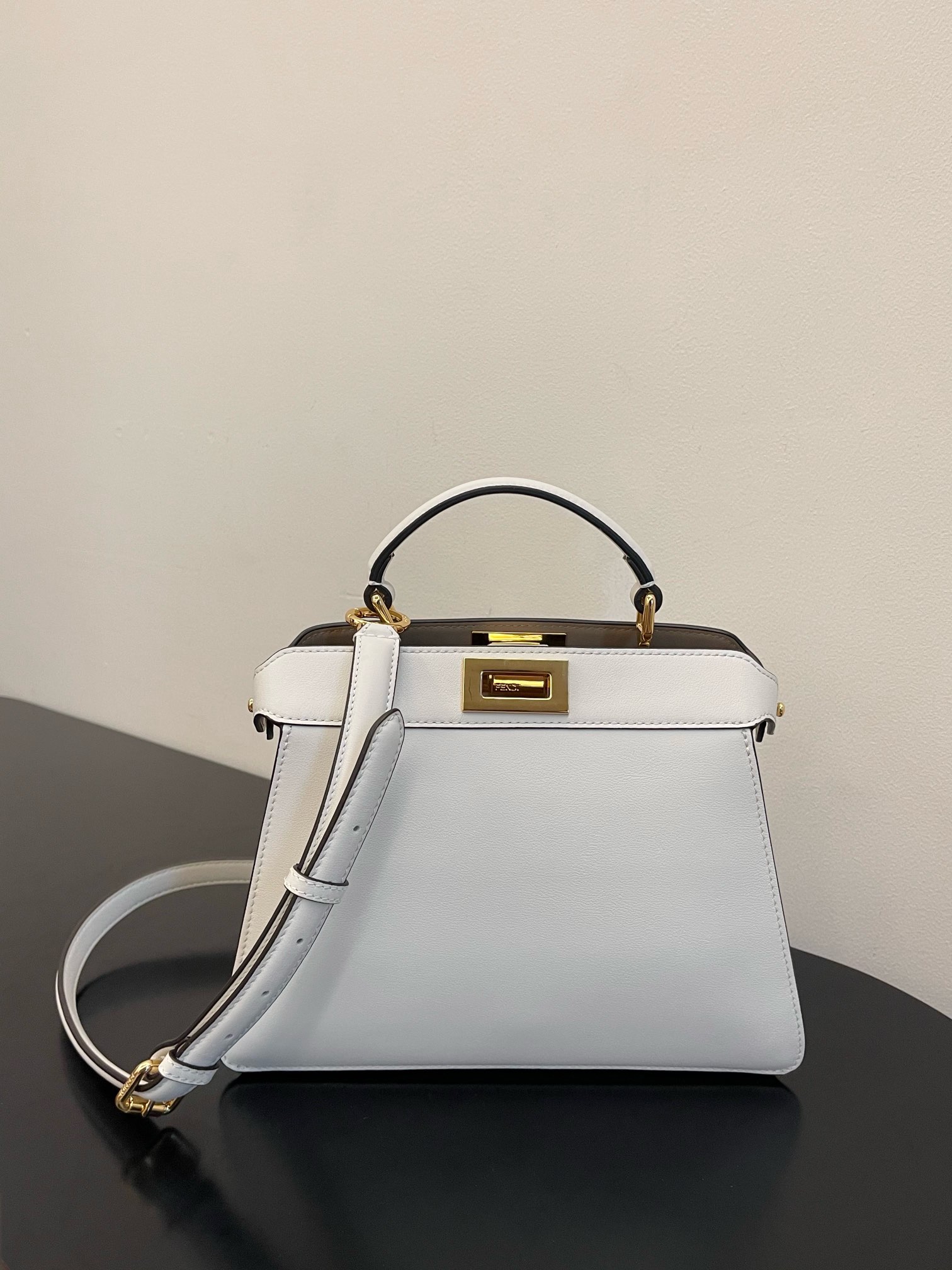 Fendi Peekaboo Bolsos de mano Blanco Vintage