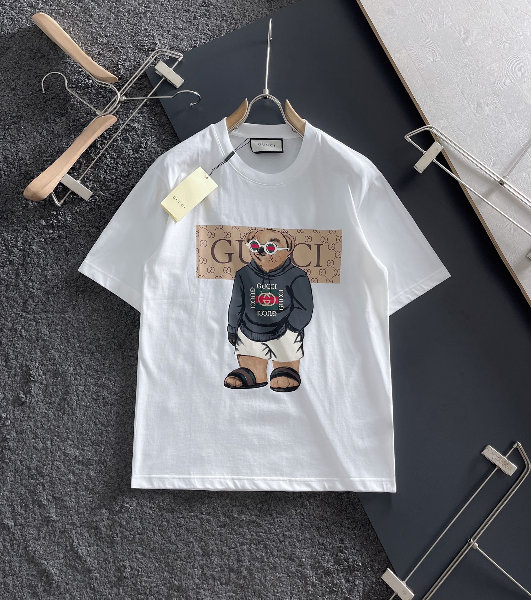 Camiseta de manga corta con estampado de la última colección de GUVCI, de 230 gramos, de alta calidad, original de tien…