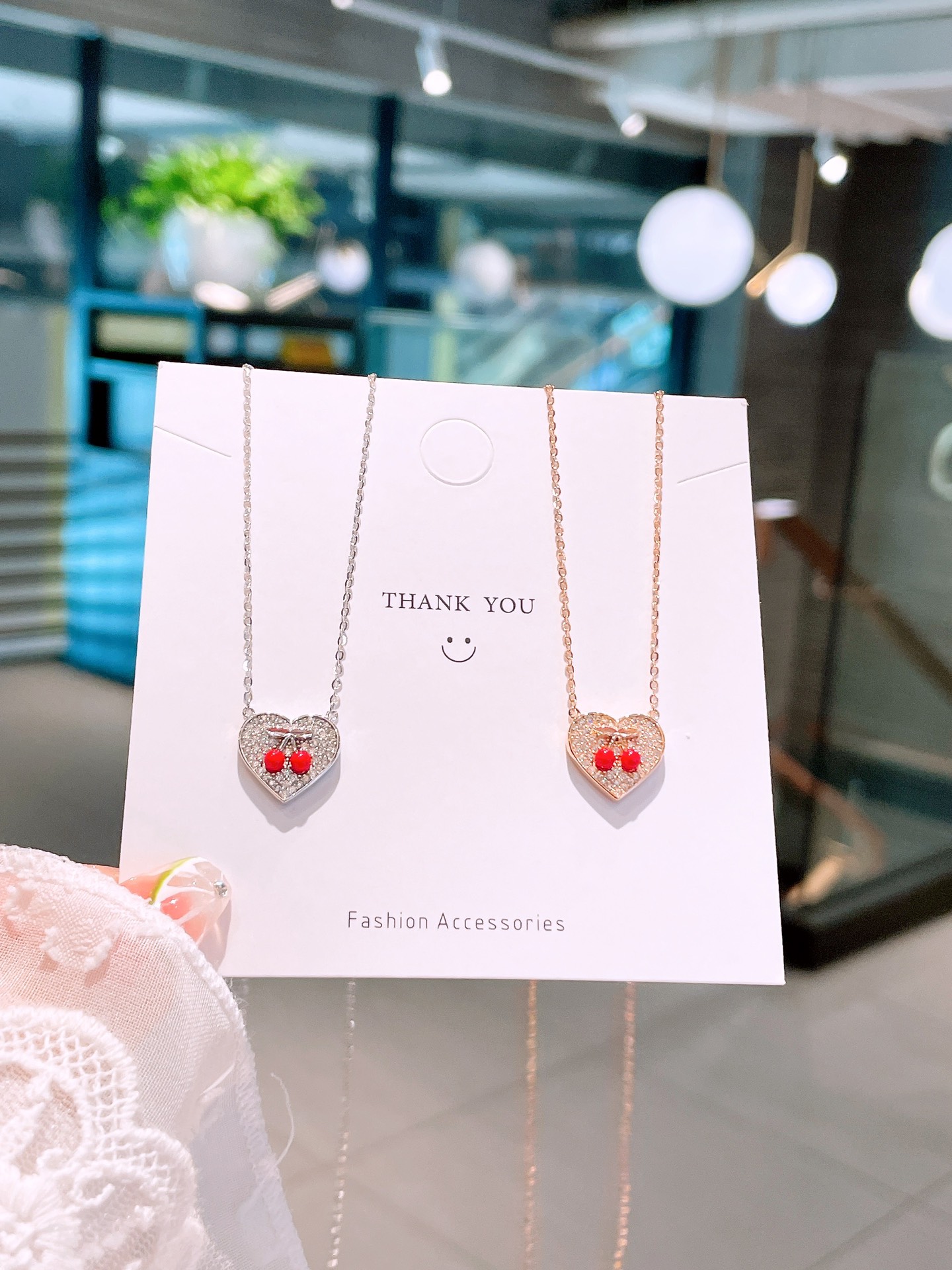 Hypoallergenic Silver Necklace Korean Style Proposal Gold