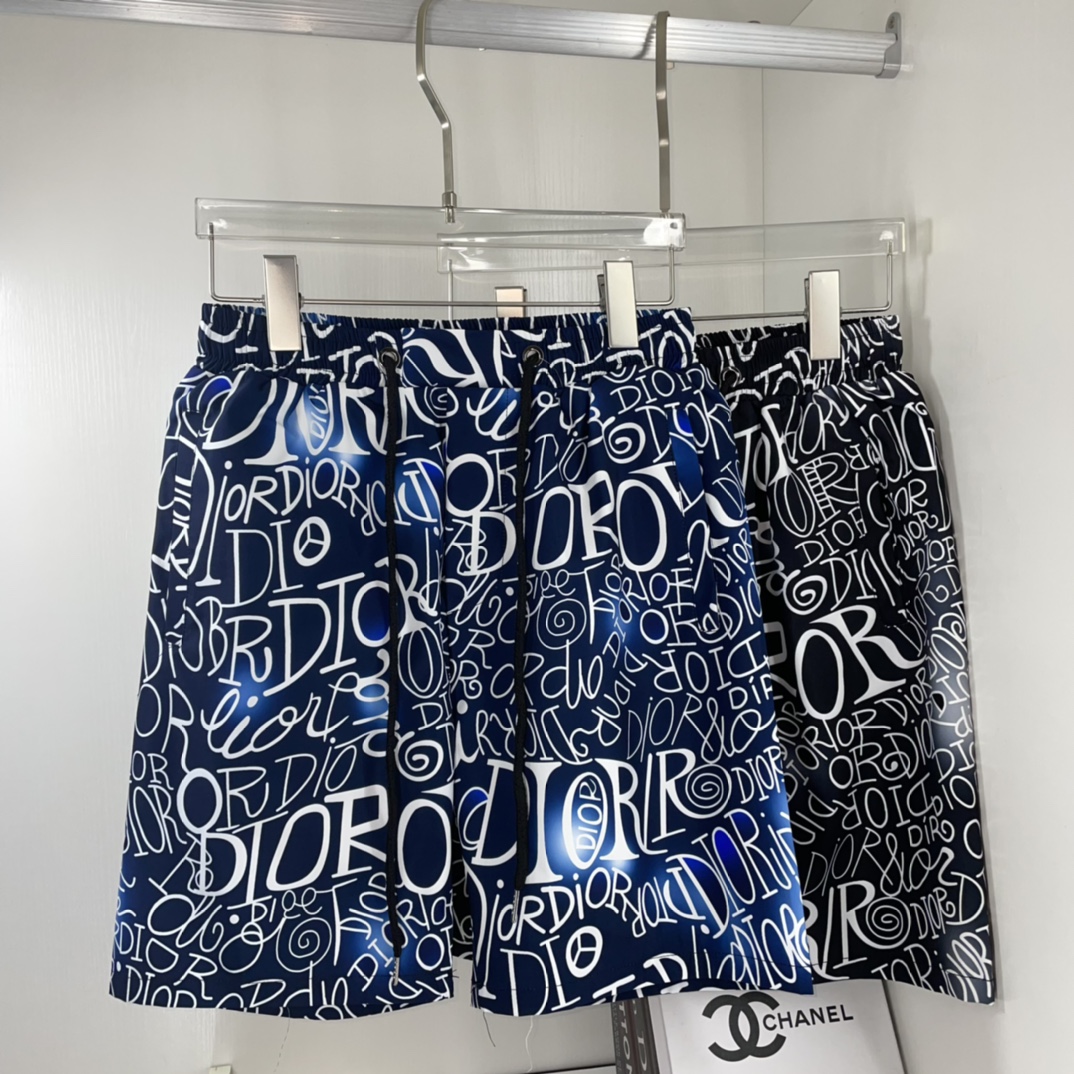 Dior Clothing Shorts Blue Nylon Spring/Summer Collection Fashion Beach