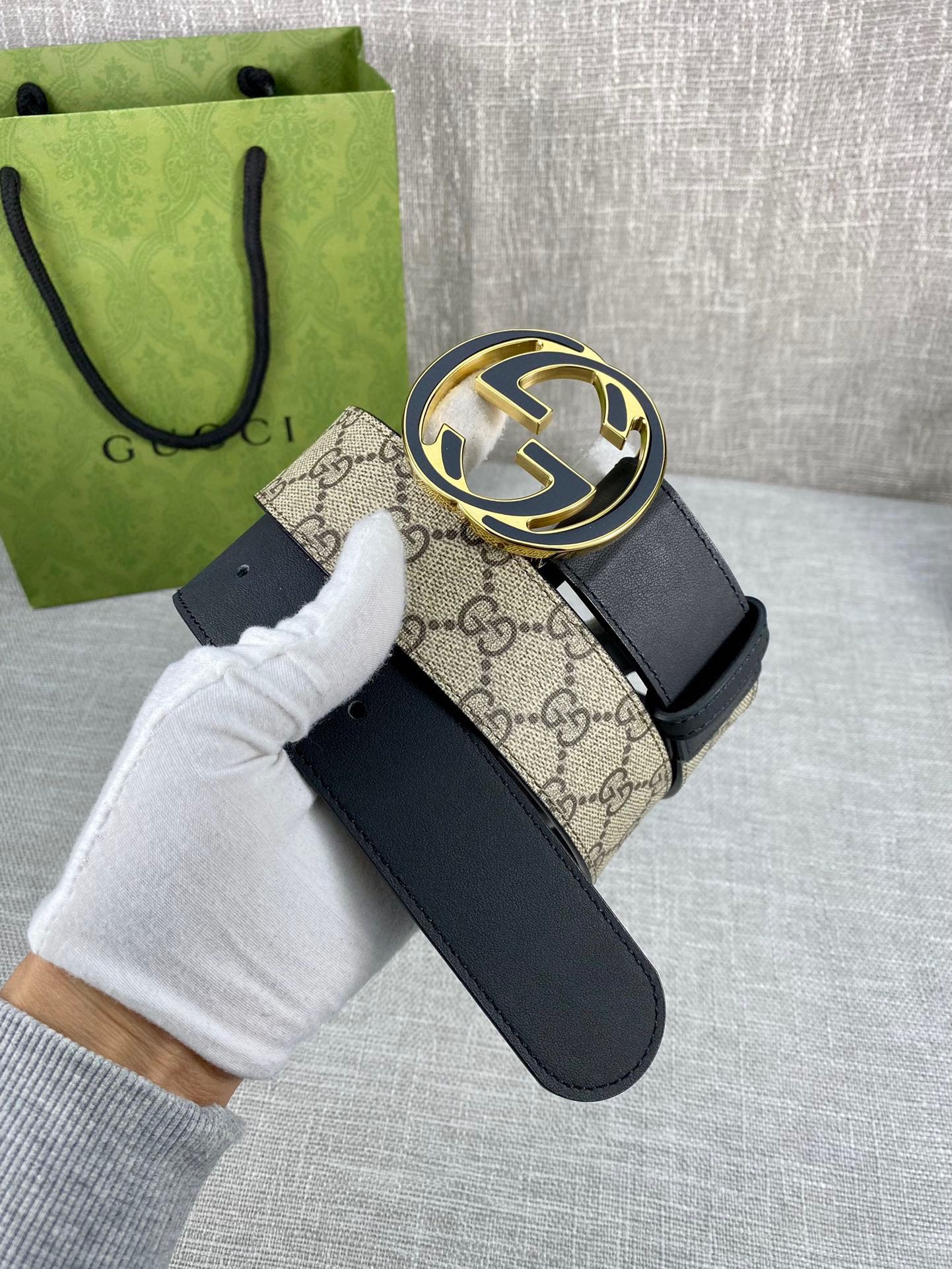 宽度4.0cmgucci这款腰带在2