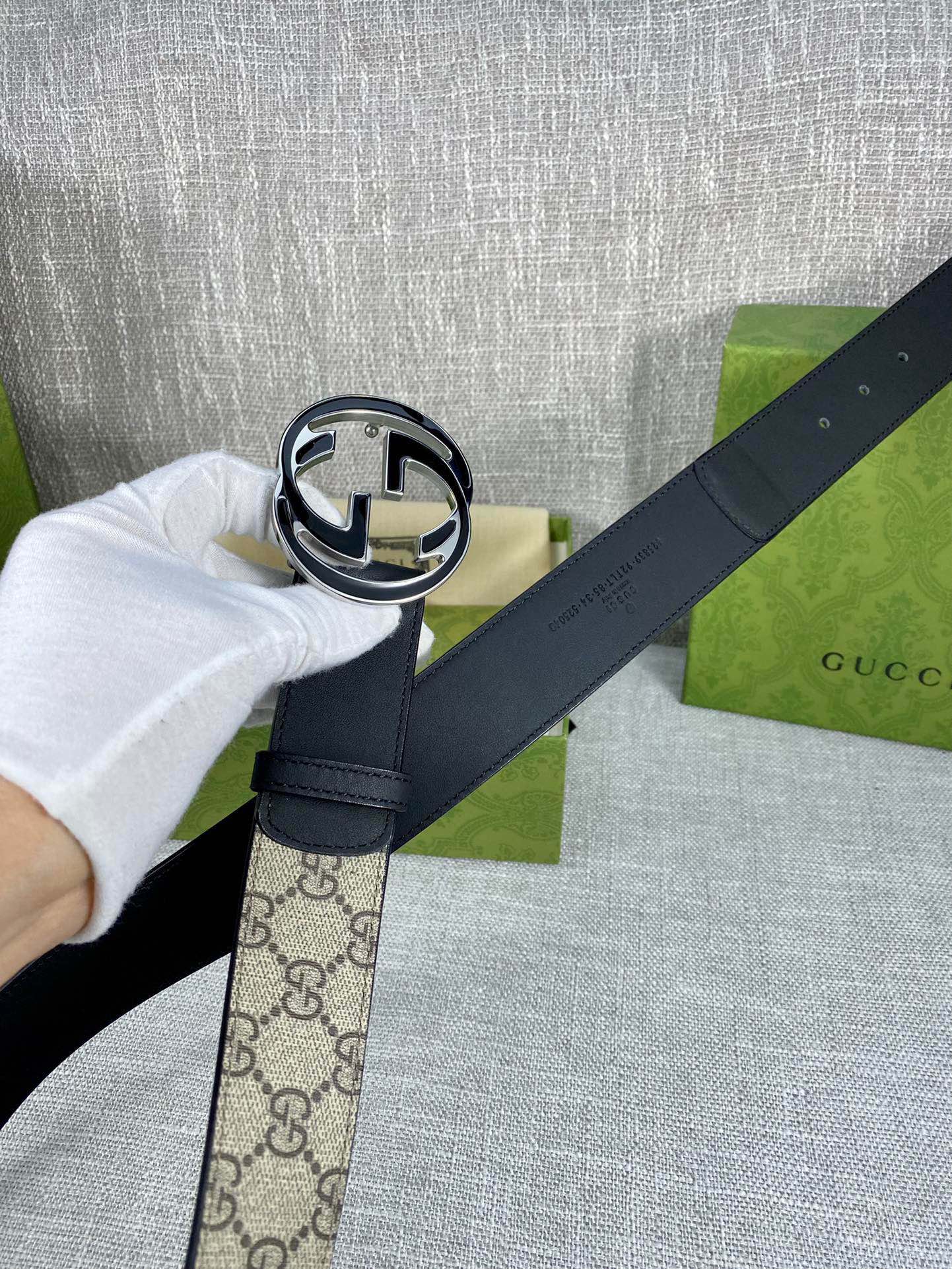 宽度4.0cmgucci这款腰带在2