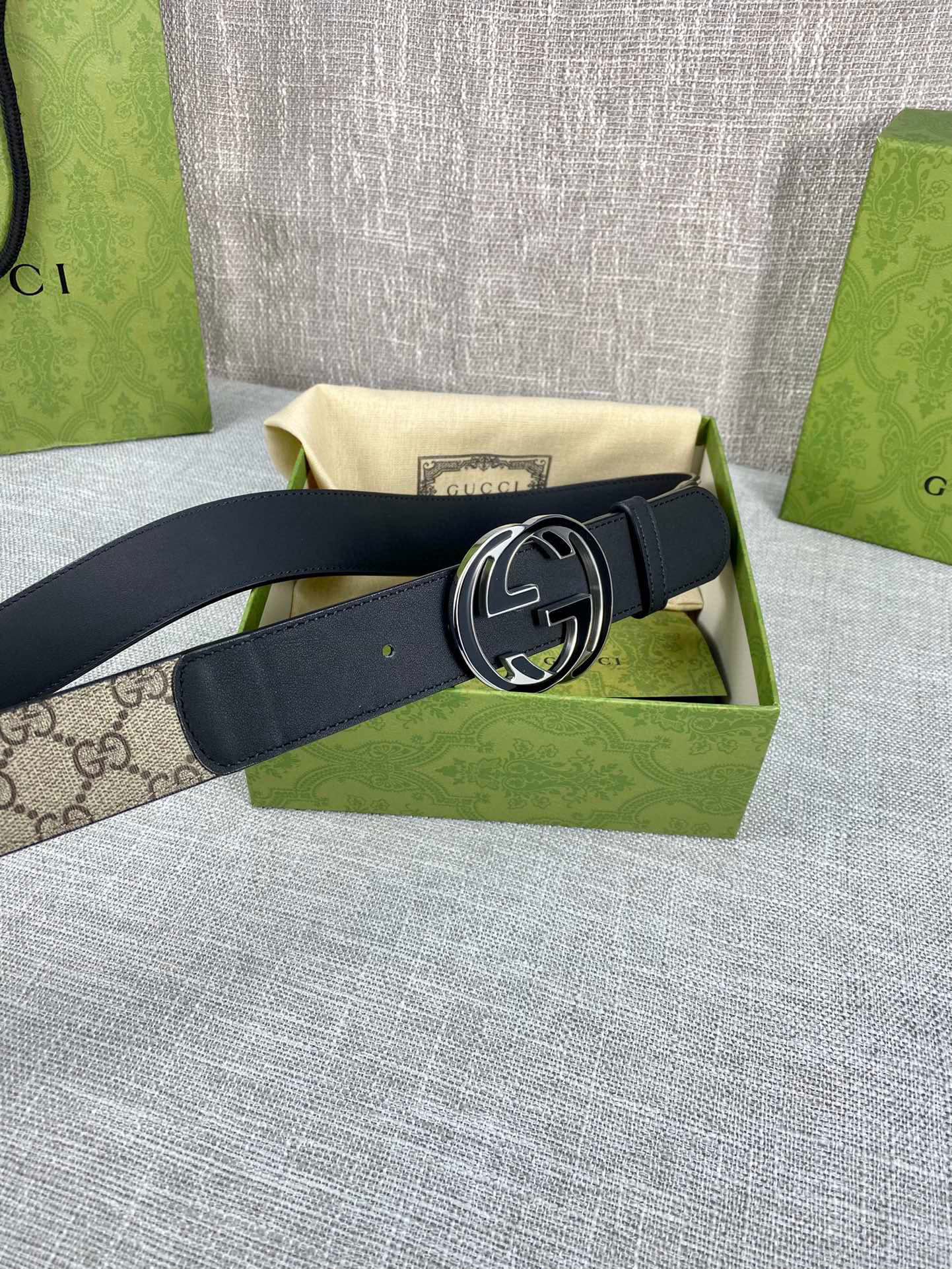 宽度4.0cmgucci这款腰带在2