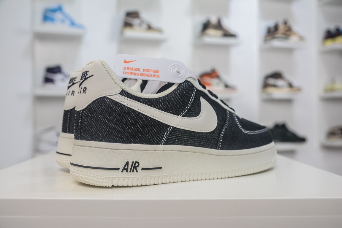 AirForce107Low牛仔黑原