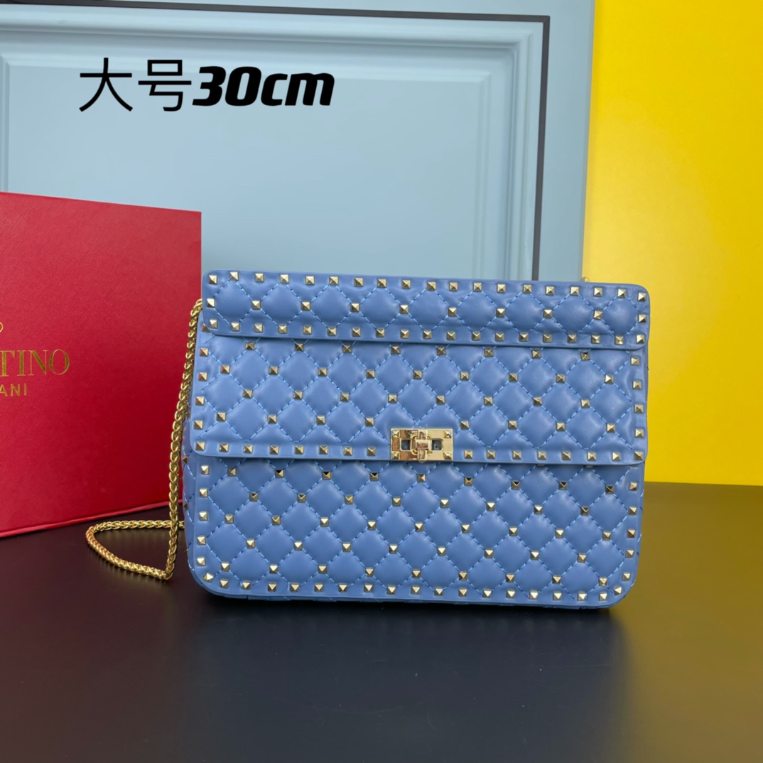 大号0128#Valentino 华伦天奴🆕🆕款女士挎包,GARAVANI ROCKSTUD SPIKE 大号0128#Valentino 华伦天奴🆕🆕款女士挎包,GARAVANI ROCKSTUD SPIKE