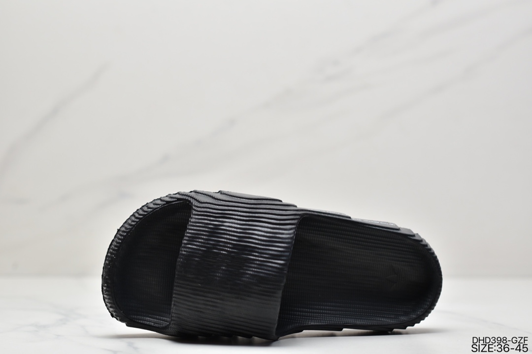 90 2022ss夏季新品，阿迪达斯Adidas Original Adilette 22 Slide"Black Grey"莱特22代系列山GX6947YBL