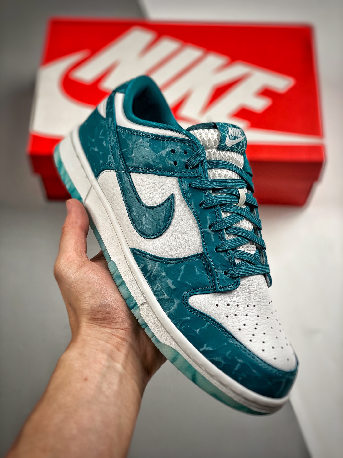 -4 Nk Dunk SB Low océano azul, producción original de fábrica grande, fotos reales de lanzamiento, materiales…