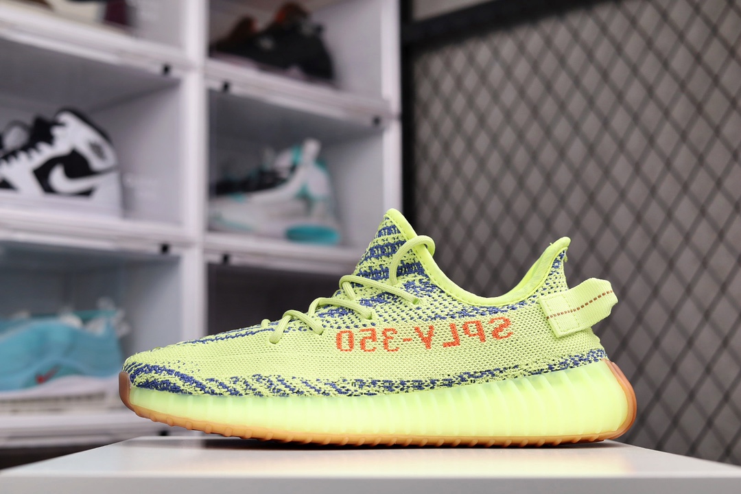 H0 Adidas Yeezy Boost 350 V2 百搭爆米花中底休闲运动慢跑鞋