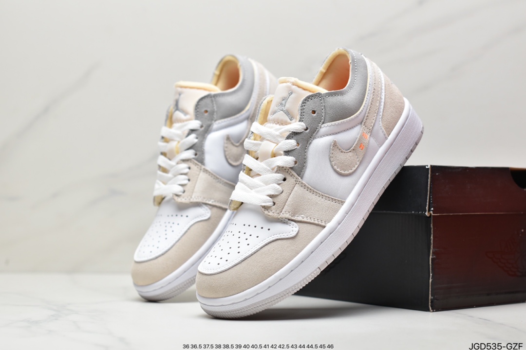 180 Air Jordan 1 Low AJ1乔1低帮休闲板鞋 同步官方配色553558-128