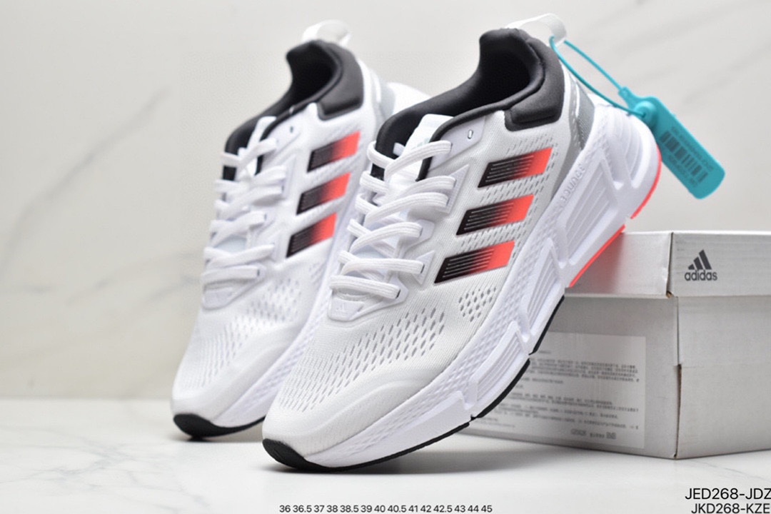 150 阿迪达斯Adidas Questarstrpike Clmacool 三叶草 清风系列运动慢跑鞋