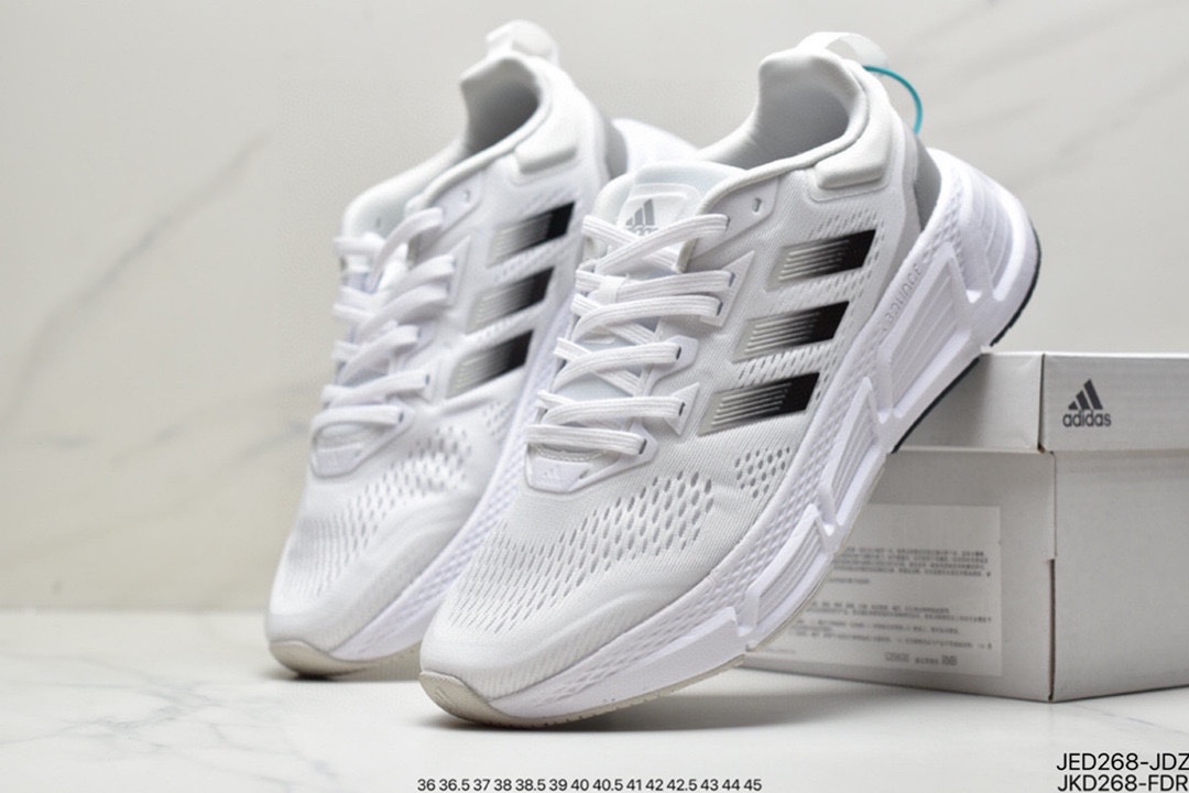 150 阿迪达斯Adidas Questarstrpike Clmacool 三叶草 清风系列运动慢跑鞋