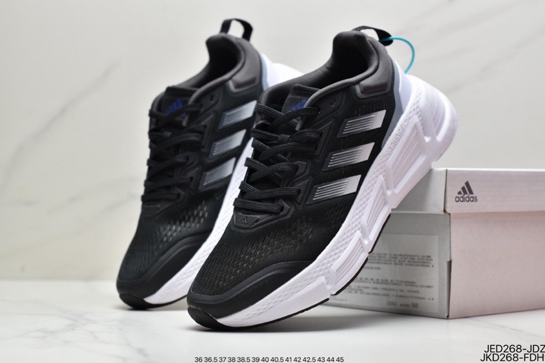 150 阿迪达斯Adidas Questarstrpike Clmacool 三叶草 清风系列运动慢跑鞋