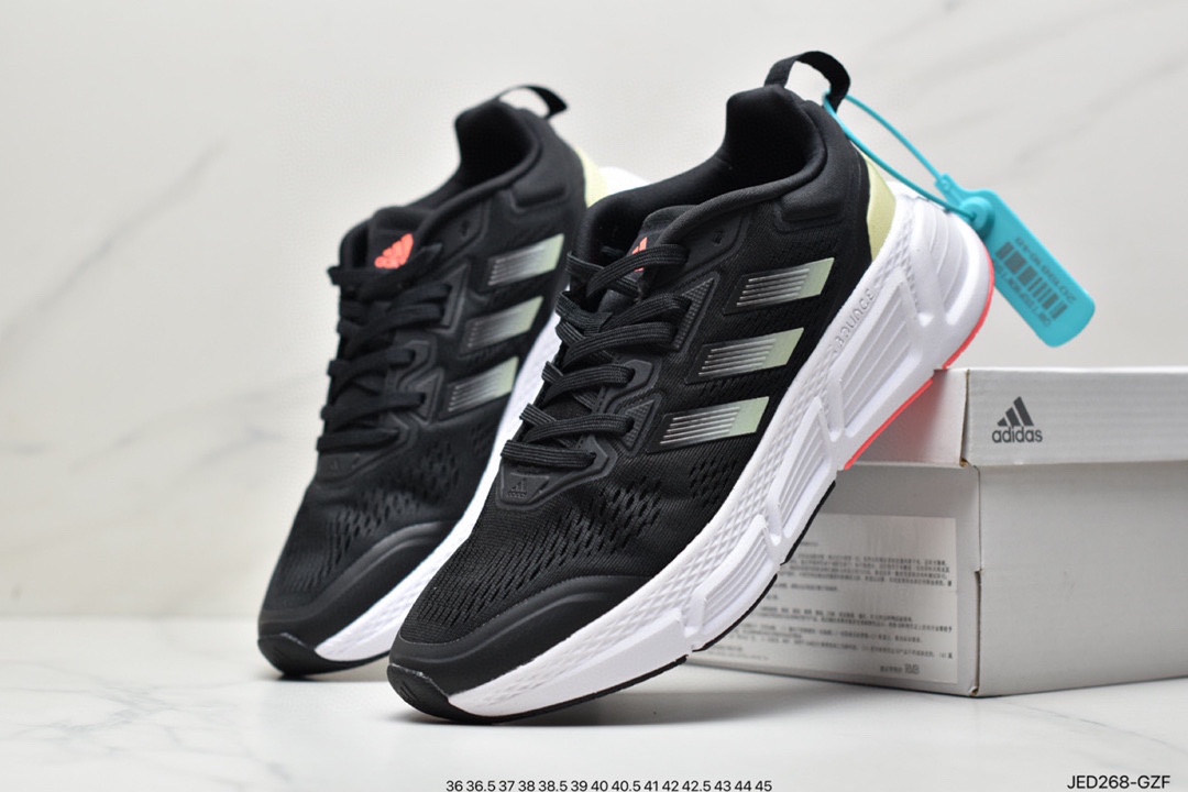 150 阿迪达斯Adidas Questarstrpike Clmacool 三叶草 清风系列运动慢跑鞋