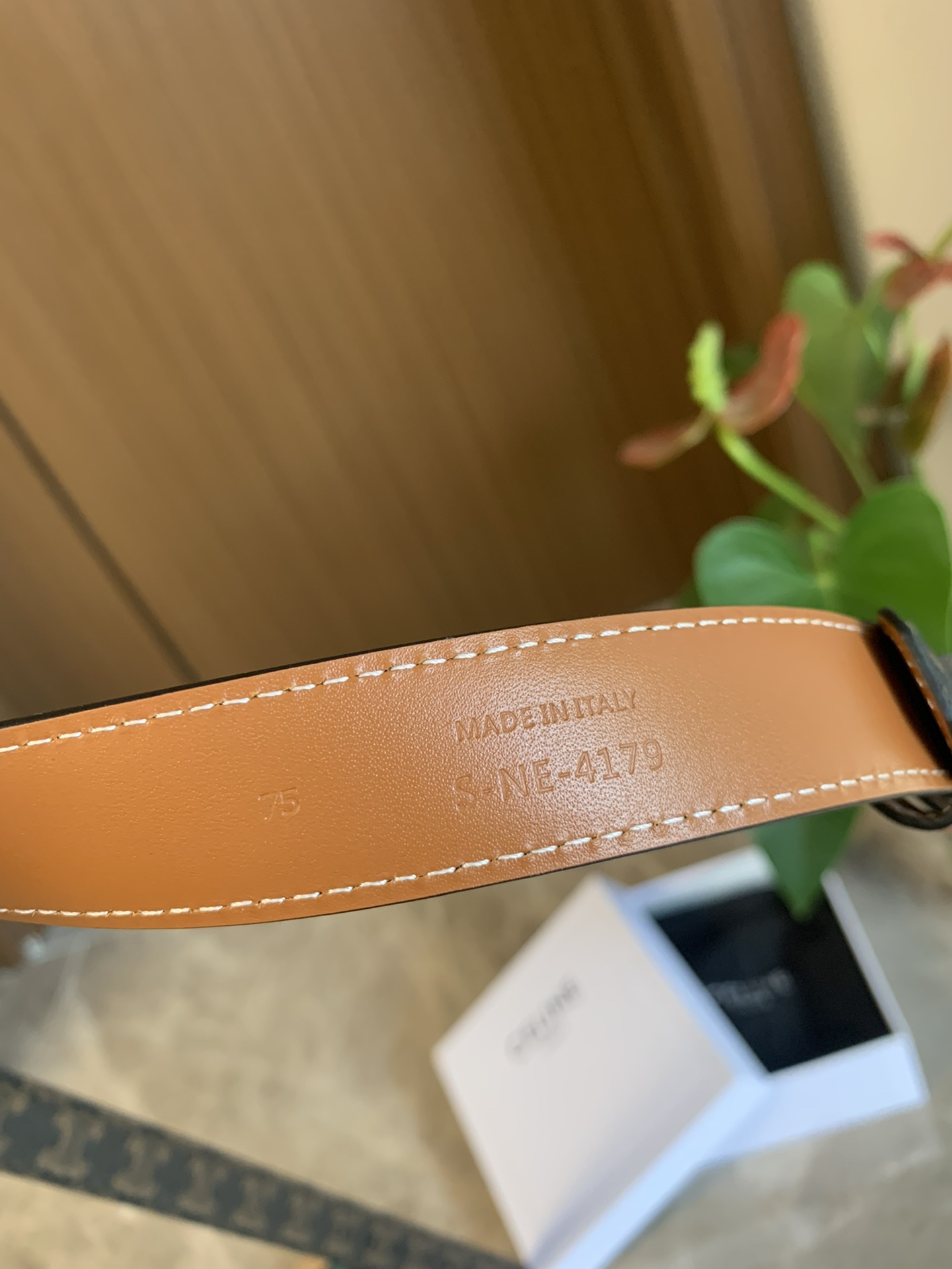🉐️ CÉLINE 赛琳新款🆕 凯旋门腰带 TRIOMPHE 光滑小牛皮腰带 对版溜金金属件 宽2.5c