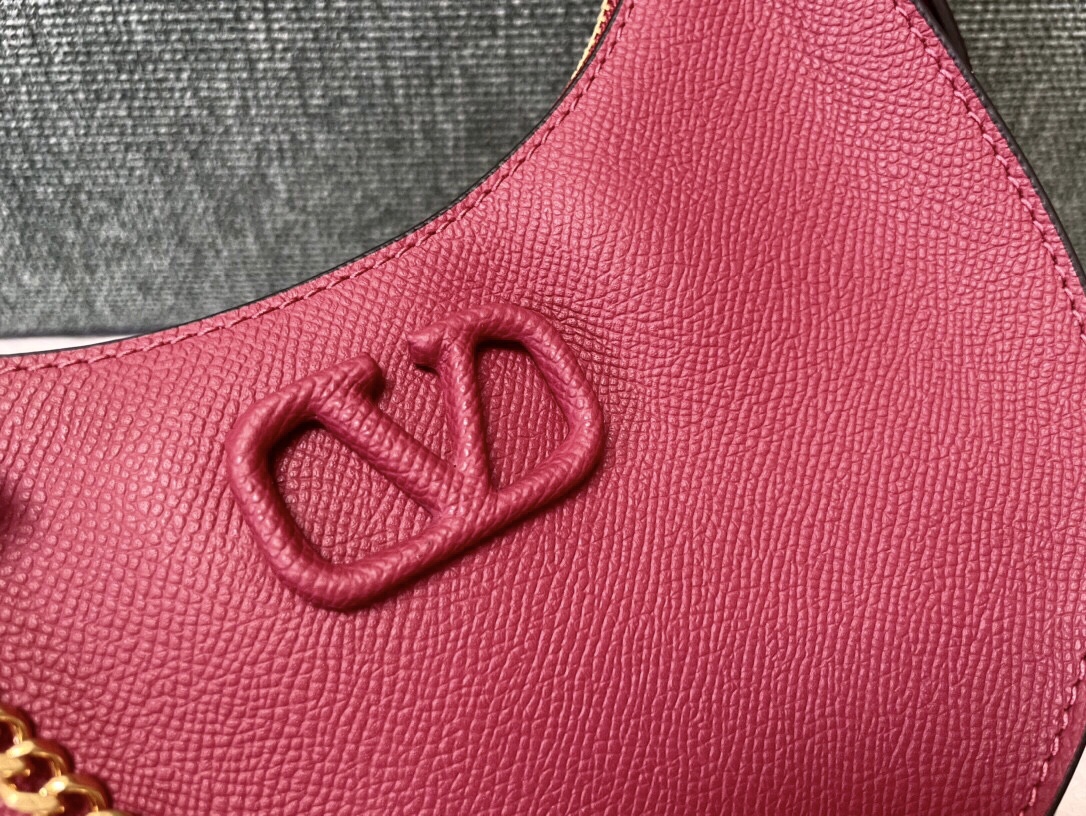 VALENTINO华伦天奴迷你掌纹小牛皮HOBO腋下包0724