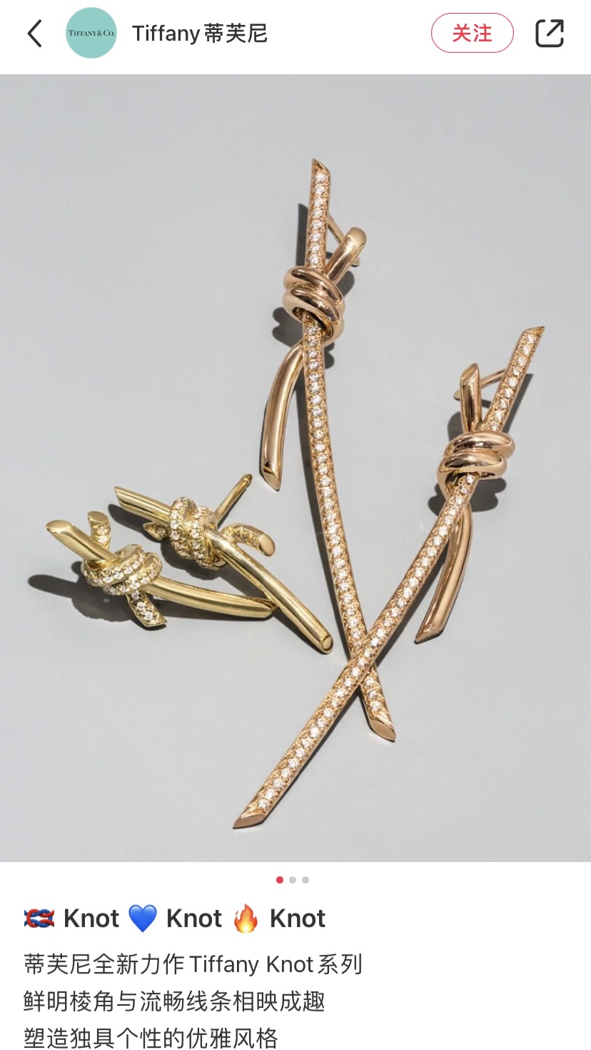Tiffany & Co. 让爱与我们结伴而行瑶谷爱凌同款TFN蒂夫尼Tiffany