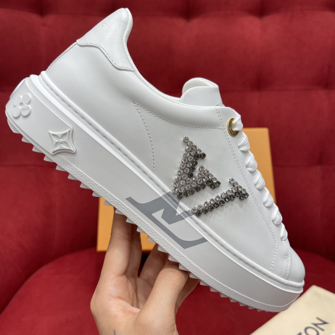 LV/路易威登   镶钻拼接logo驴牌女士运动鞋