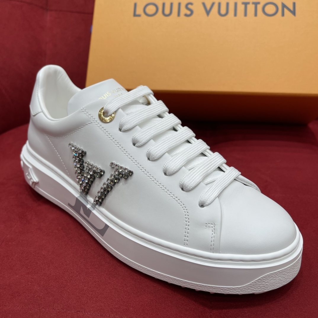 LV/路易威登   镶钻拼接logo驴牌女士运动鞋