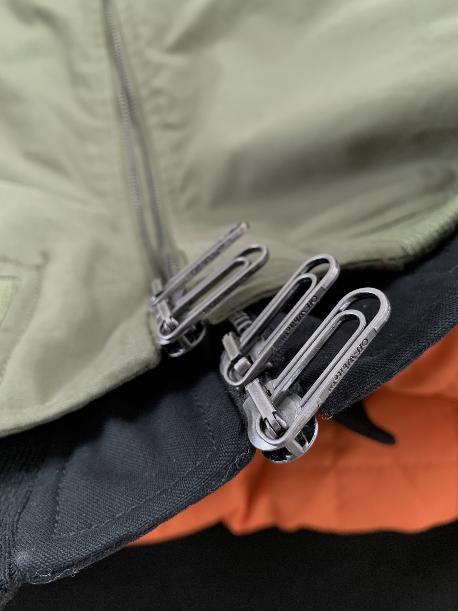off white OW2022fw秋冬新款充棉飞行夹克外套
