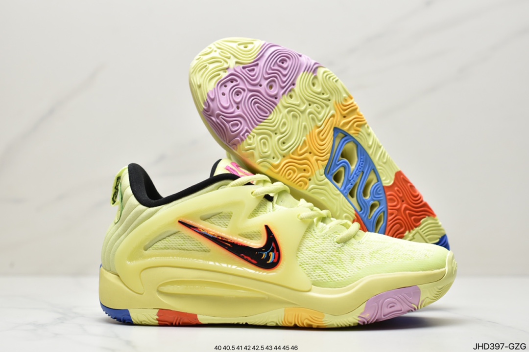 190 Nike Zoom KD15 全新的 Zoom KD 15使用了全掌＋前掌扇形重叠式气垫配置DM1056-700 DM1054-100