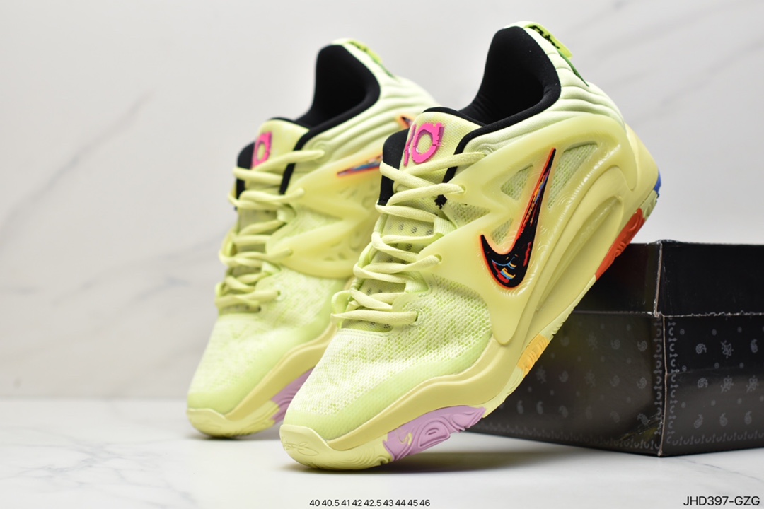 190 Nike Zoom KD15 全新的 Zoom KD 15使用了全掌＋前掌扇形重叠式气垫配置DM1056-700 DM1054-100