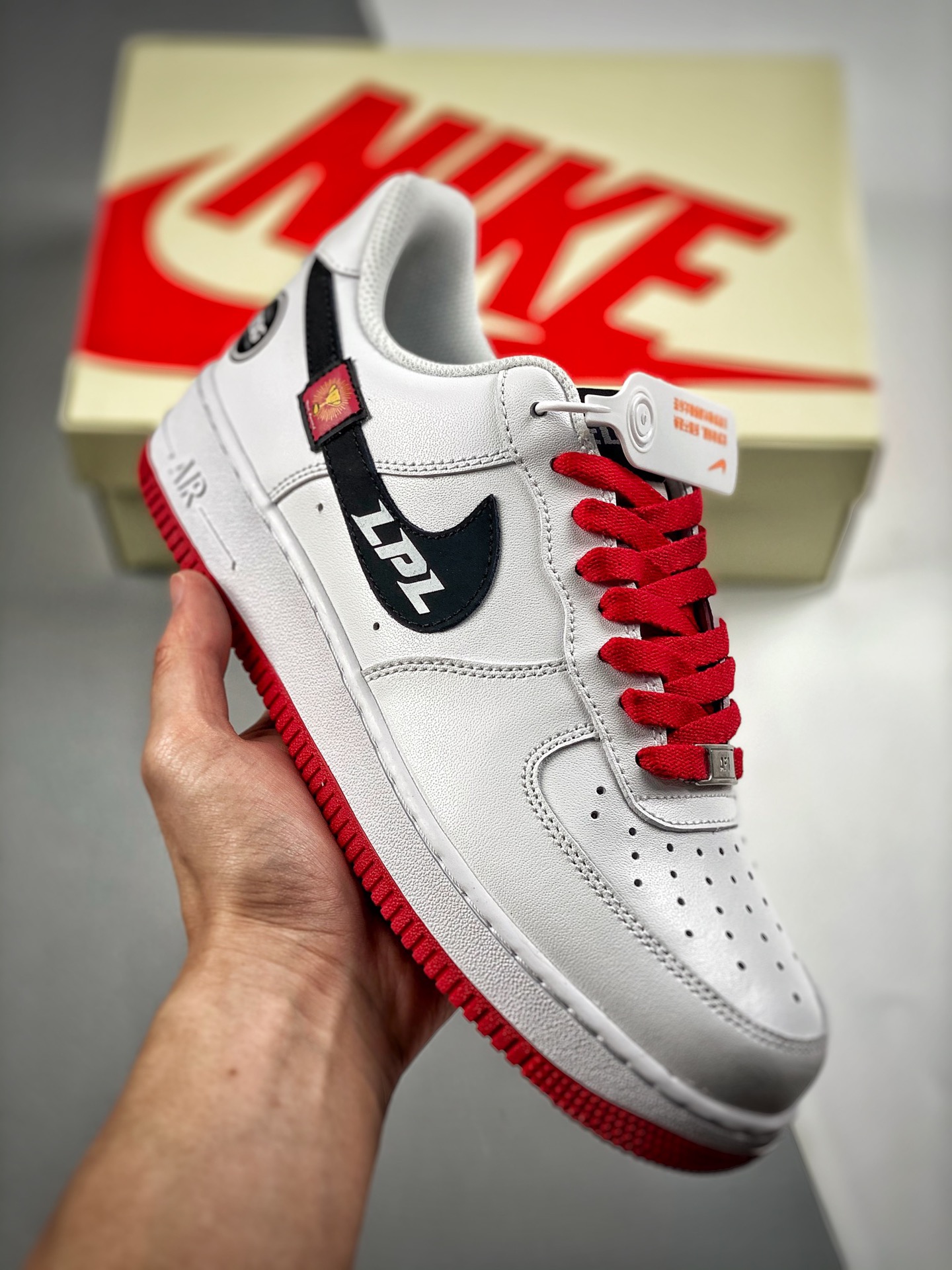 -3 Nike Air Force1 Low "LPL EDG冠军限定"! 空军一号休闲鞋 公司级 原装级别 原楦头原纸板 内置Sole全掌气垫 生胶耐磨大底 打造纯正空军版型 专注外贸渠道 原厂中底钢印、拉帮完美 官方货号：AF1234…