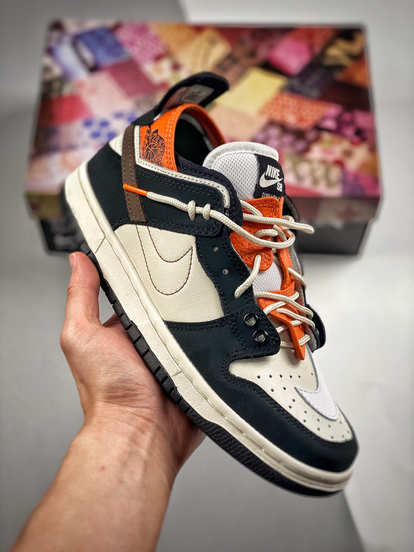 -2 NK Dunk SB modelo de desfile de la Semana de la Moda de París, creado en colaboración con el director de EJDER. El c…