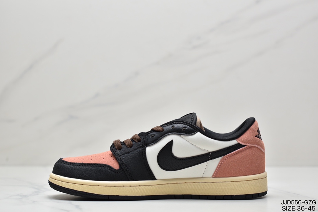 130 携手当红嘻哈歌手特拉维斯·斯科特Travis Scott x Nike Air Jordan 1 Low OG SP”White/Blue”AJ1乔丹一代