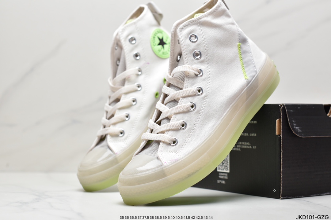 Converse Converse All Star Lift thick bottom embroidered small flowers spring warm flowers thick bottom shoes AO0416C