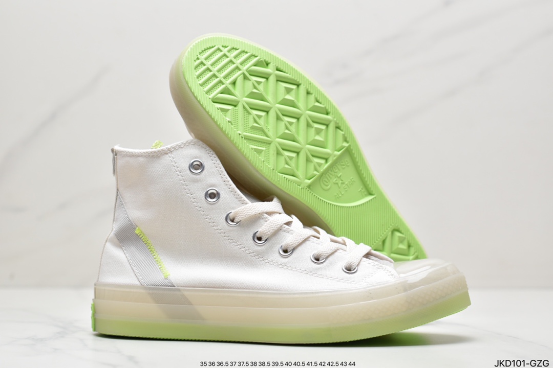 Converse Converse All Star Lift thick bottom embroidered small flowers spring warm flowers thick bottom shoes AO0416C